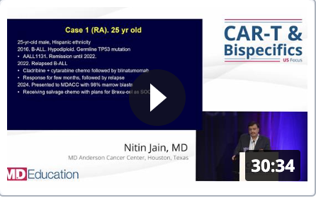 Navigating Complex Oncological Treatments: Insights from CAR-T & Bispecifics Conference - Nitin Jain, MD