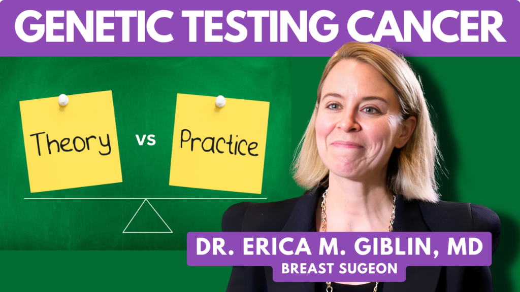 Dr. Erica Giblin, MD, discussing the impact of ctDNA testing in breast cancer management.