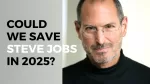 Below are the alt text, description, title, and caption for the provided image, tailored to its content (Steve Jobs, the question about saving him in 2025, and the context of medical innovation in oncology, potentially tying it to the Enhertu/FDA approval theme from previous conversations). These elements are optimized for accessibility, SEO, and social media/web use. Alt Text "Close-up portrait of Steve Jobs wearing round glasses and a black turtleneck, set against a light background. To the left, a gray panel with bold white text reading 'COULD WE SAVE STEVE JOBS IN 2025?' symbolizing a hypothetical exploration of modern medical advancements, particularly in cancer treatment, against a clean, minimalist design.